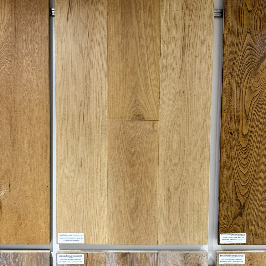 Kensington Engineered Real Wood Oak Brushed Invisible Lacquered